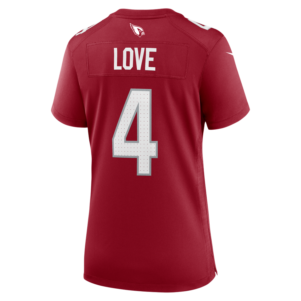 Jeremiyah Love Arizona Cardinals Nike Women's Game Jersey - White Official NFL Team Apparel Football Fan Gear