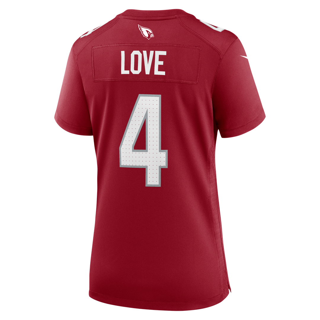 Jeremiyah Love Arizona Cardinals Nike Women's Game Jersey - White Official NFL Team Apparel Football Fan Gear