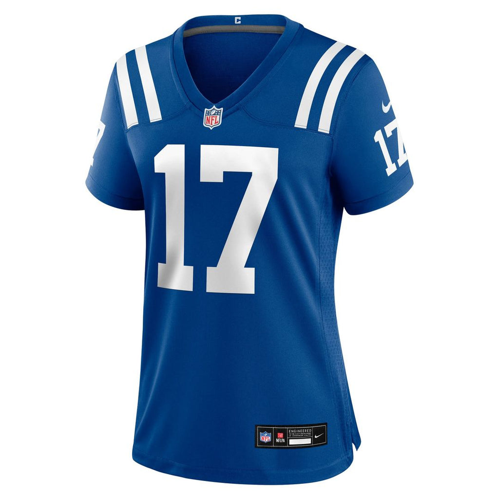 Daniel Jones Indianapolis Colts Nike Women's Alternate 2 Indiana Nights Game Jersey - Heather Royal Official NFL Team Apparel Football Fan Gear