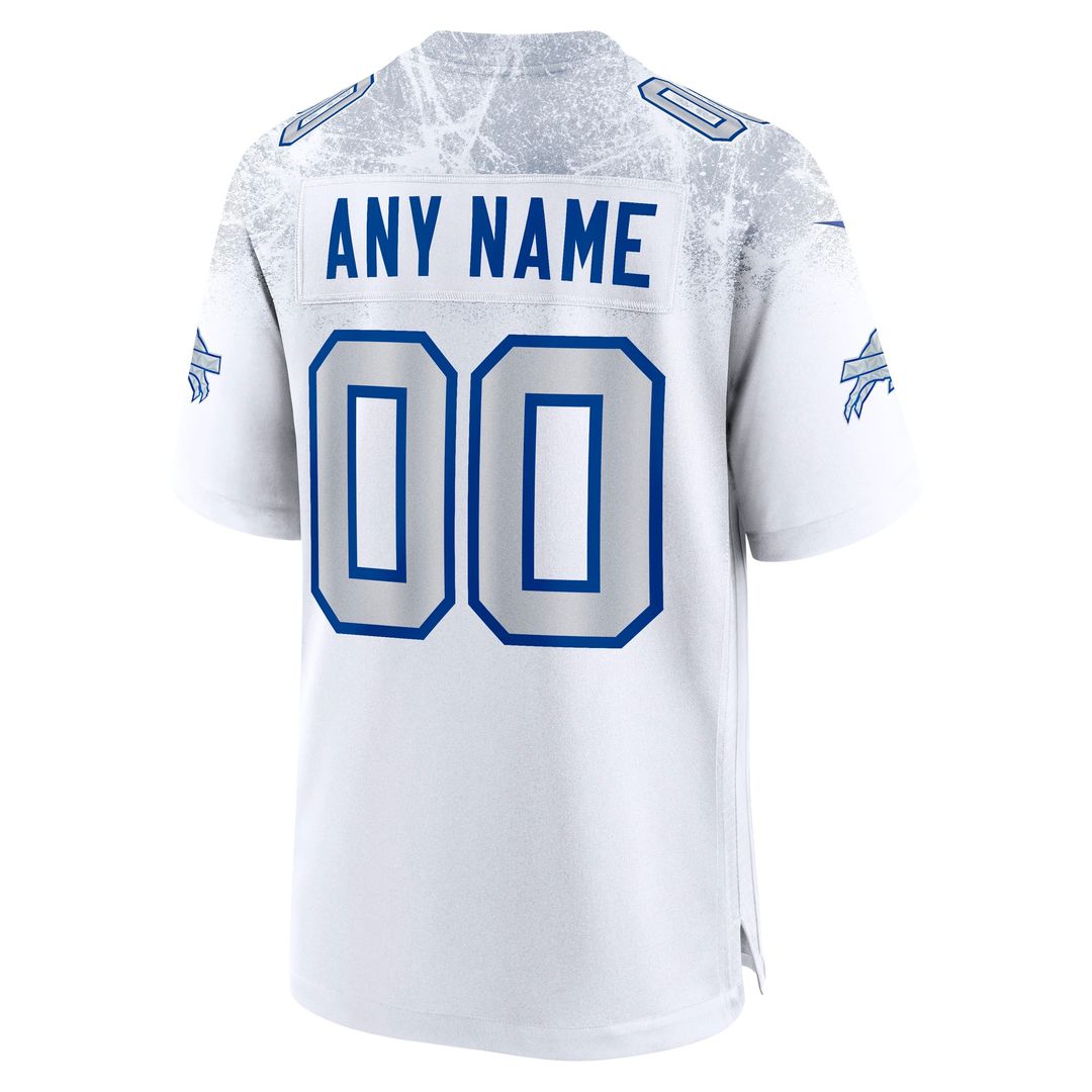 Buffalo Bills Nike 2025 Rivalries Collection Custom Game Jersey - White Official NFL Team Apparel Football Fan Gear
