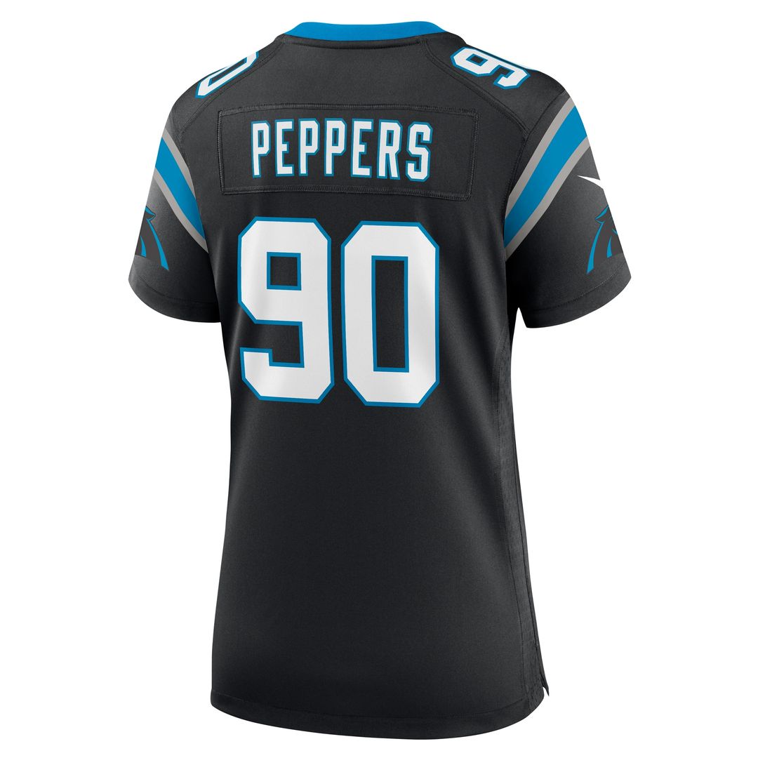 Julius Peppers Carolina Panthers Nike Women's Retired Player Game Jersey - Black Official NFL Team Apparel Football Fan Gear