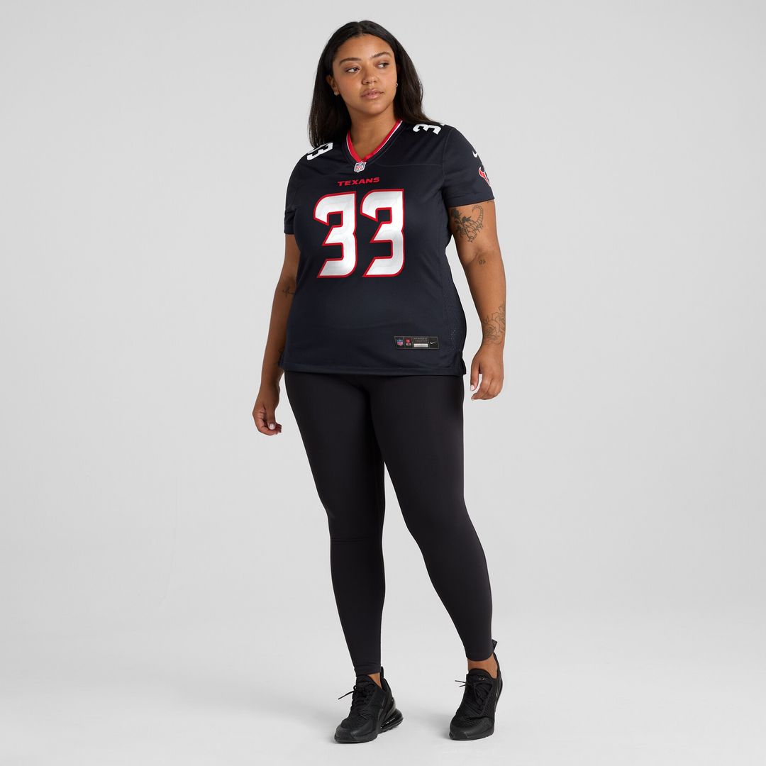 Dare Ogunbowale Houston Texans Nike Women's Team Game Jersey - Navy Official NFL Team Apparel Football Fan Gear