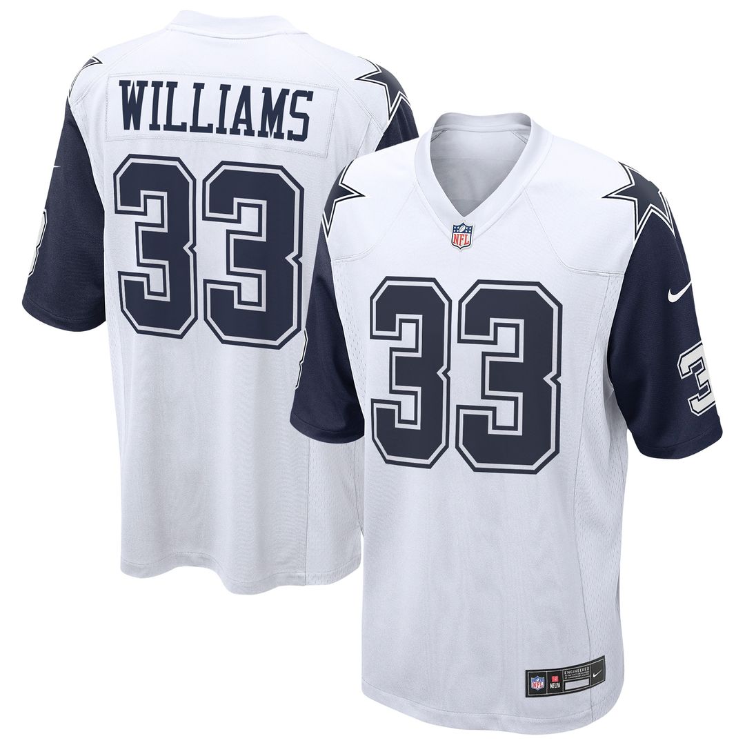 Javonte Williams Dallas Cowboys Nike Team Game Jersey - Navy Official NFL Team Apparel Football Fan Gear