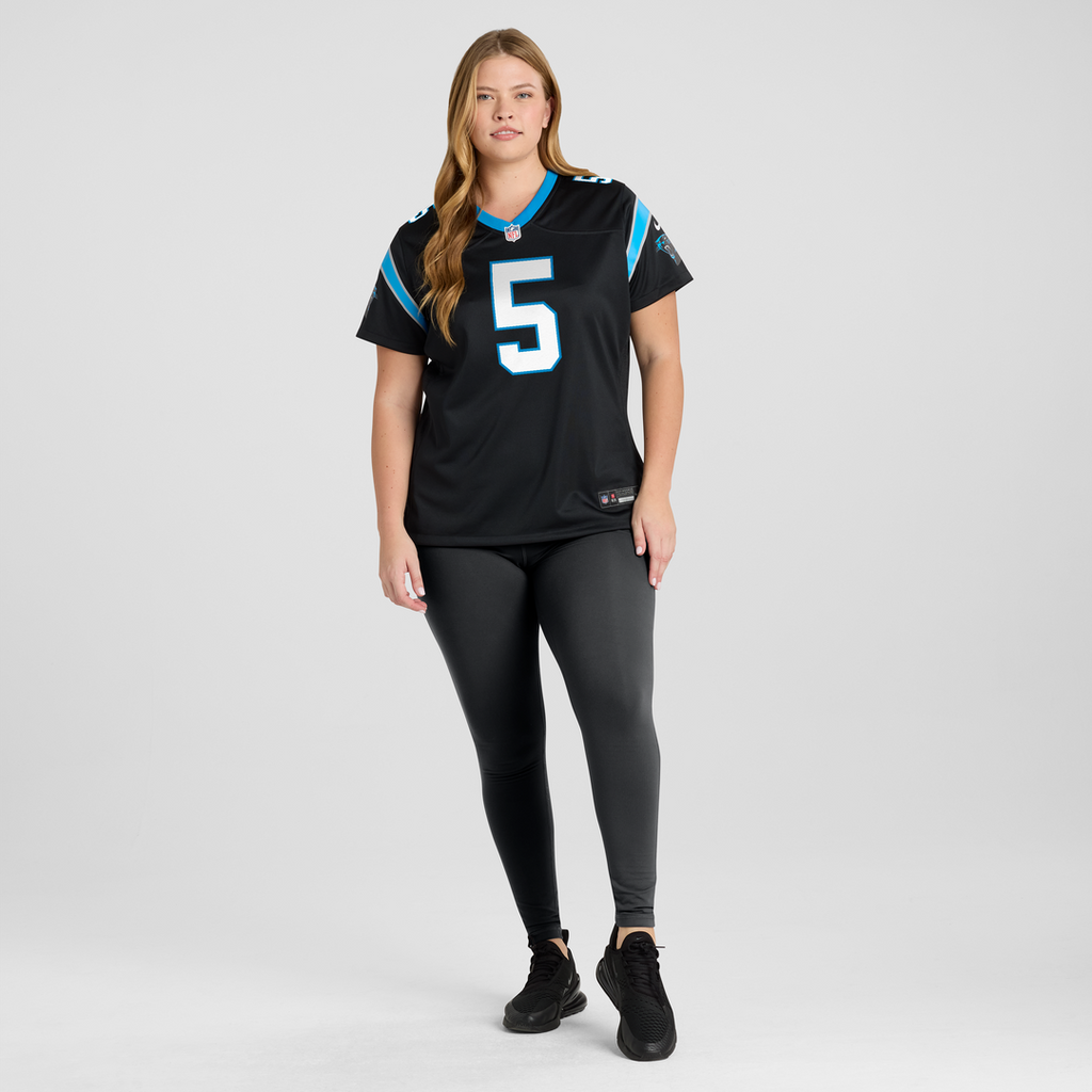Jaelan Phillips Carolina Panthers Nike Women's Team Game Jersey - Black Official NFL Team Apparel Football Fan Gear