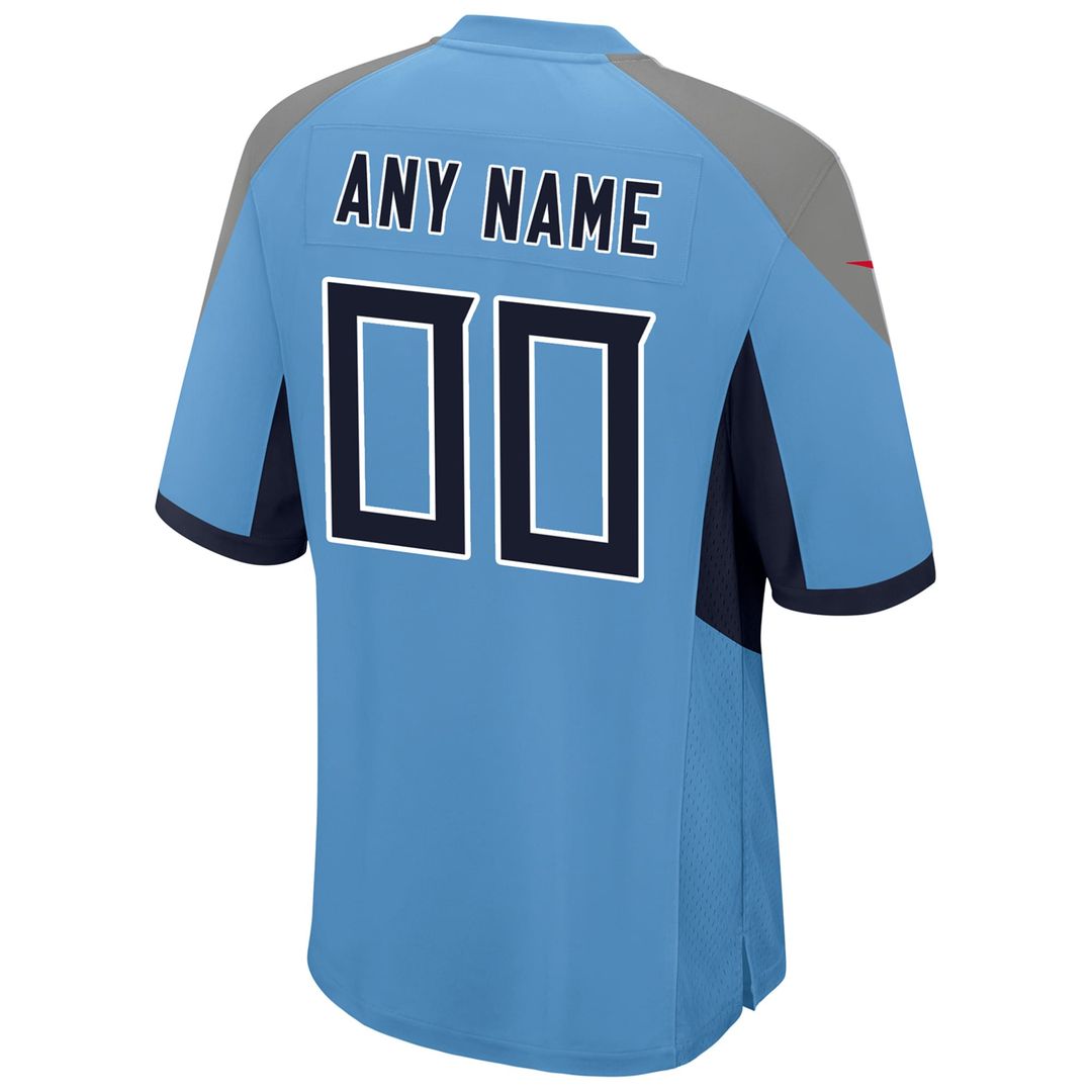 Tennessee Titans Nike Youth Alternate Custom Game Jersey - Light Blue Official NFL Team Apparel Football Fan Gear