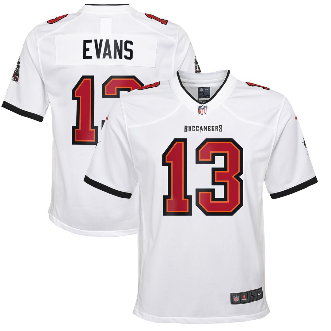 Mike Evans Tampa Bay Buccaneers Nike Youth Game Jersey - White Official NFL Team Apparel Football Fan Gear