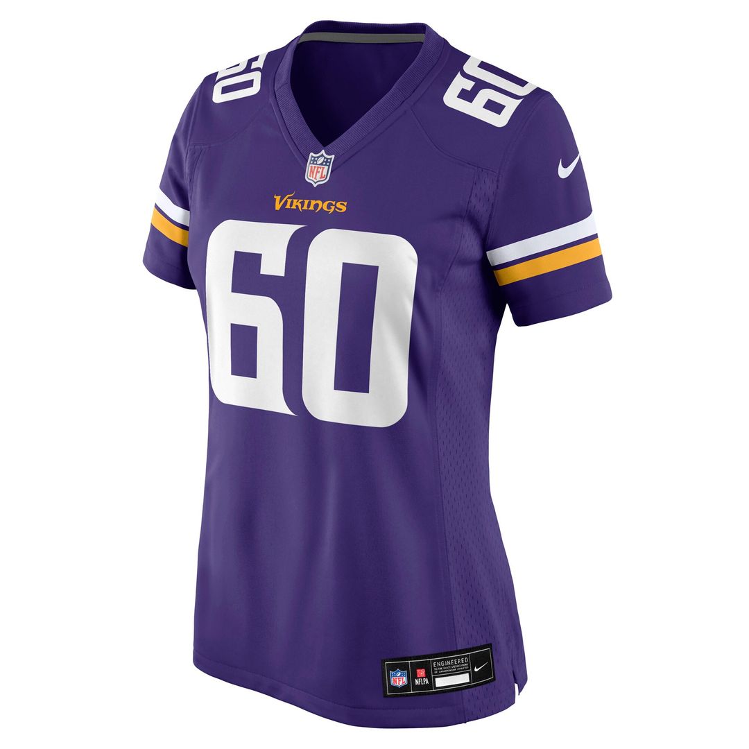 Joe Huber Minnesota Vikings Nike Women's Team Game Jersey - Purple Official NFL Team Apparel Football Fan Gear