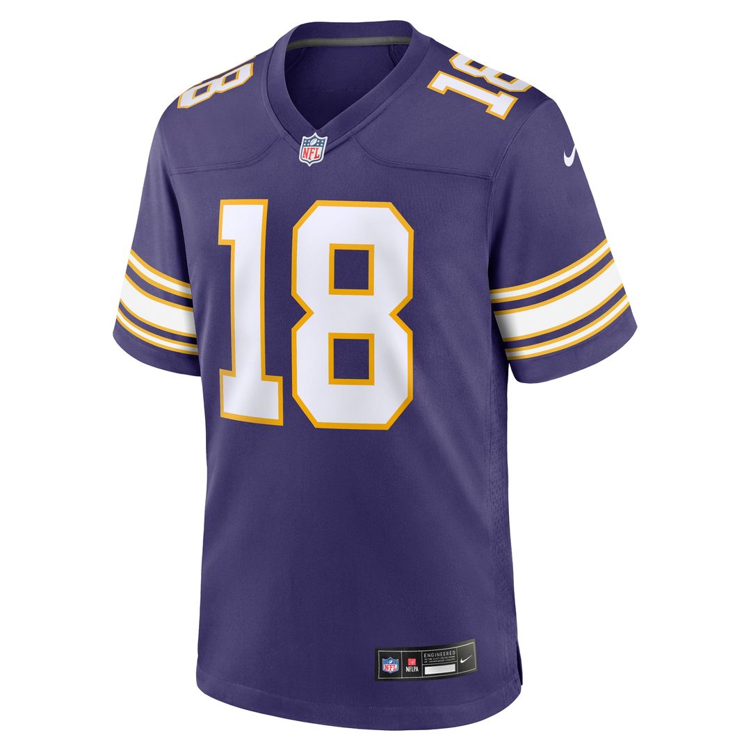 Justin Jefferson Minnesota Vikings Nike Alternate Game Player Jersey - White Official NFL Team Apparel Football Fan Gear