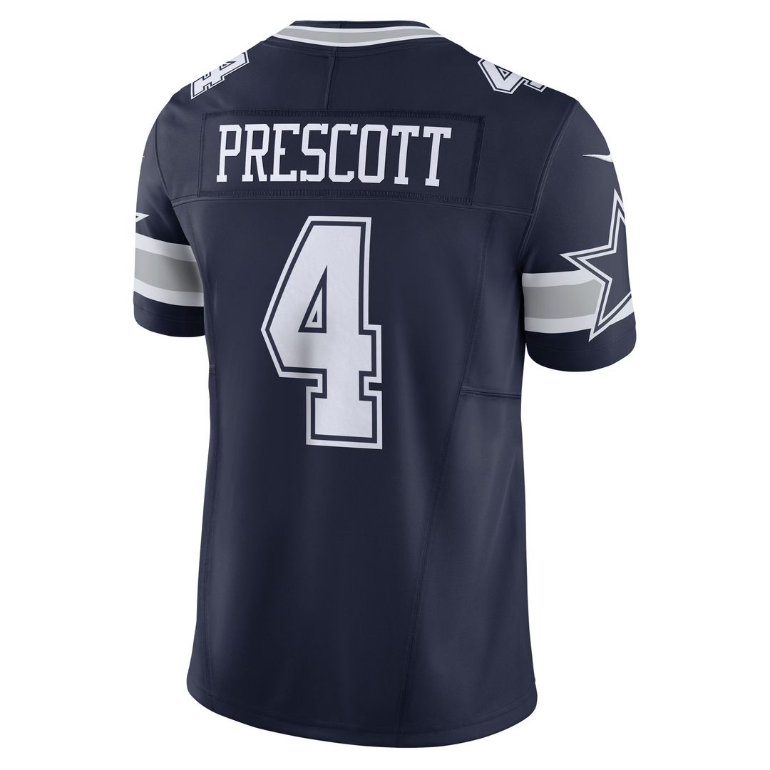 Dak Prescott Dallas Cowboys Nike Vapor F.U.S.E. Limited Jersey - Navy Official NFL Team Apparel Football Fan Gear