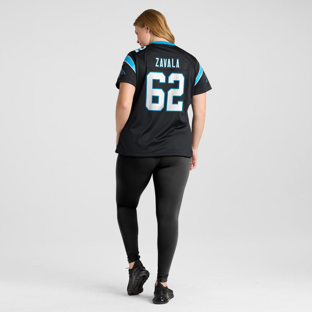 Chandler Zavala Carolina Panthers Nike Women's Game Jersey - Black Official NFL Team Apparel Football Fan Gear