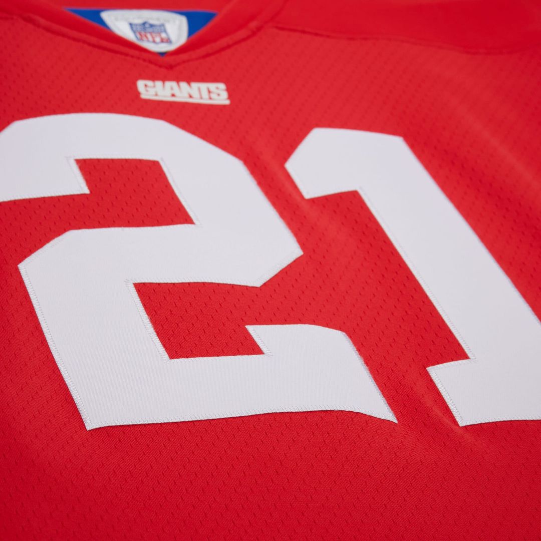 Tiki Barber New York Giants Mitchell & Ness 2004 Legacy Replica Jersey - Red Official NFL Team Apparel Football Fan Gear