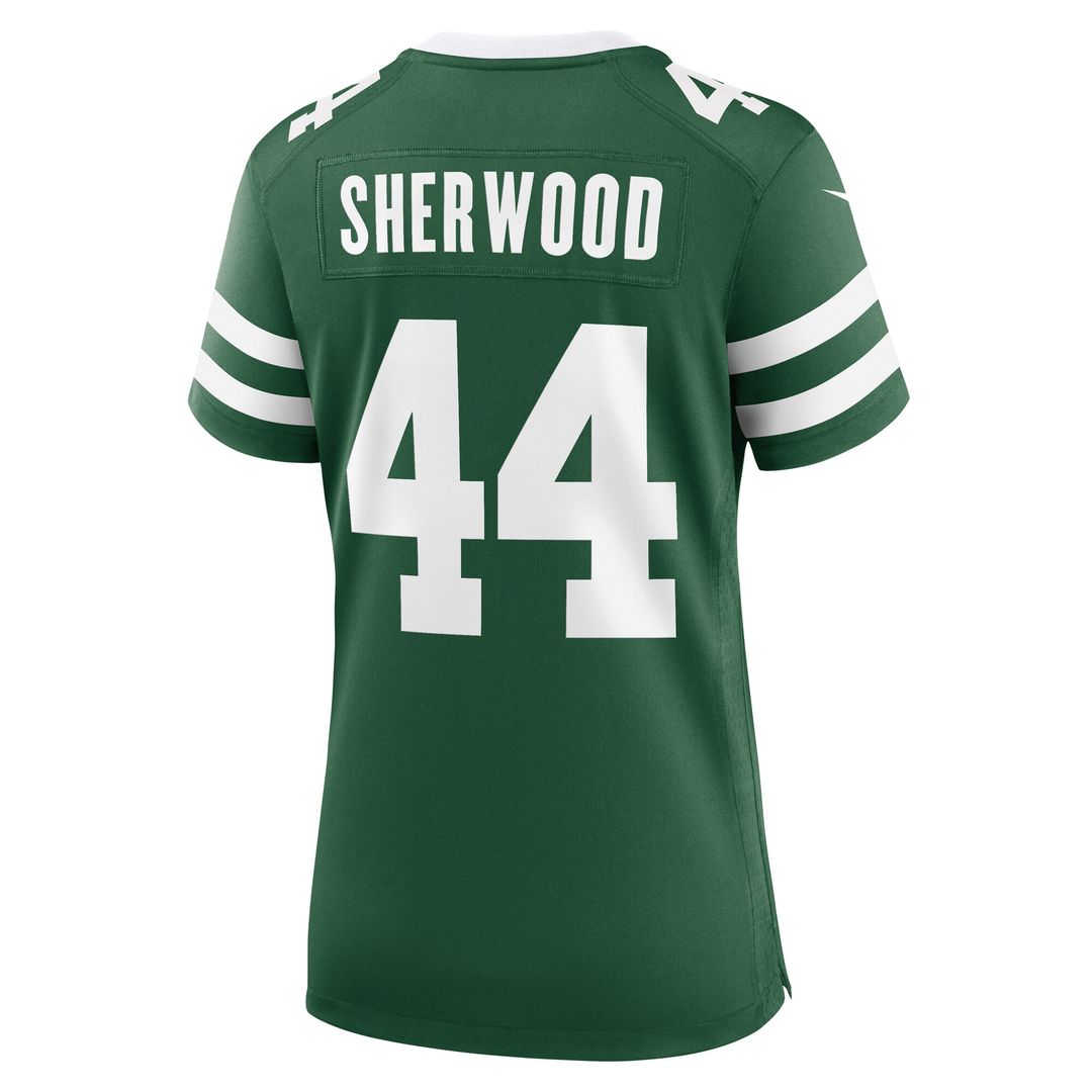 Jamien Sherwood New York Jets Nike Women's Game Jersey - Legacy Green Official NFL Team Apparel Football Fan Gear