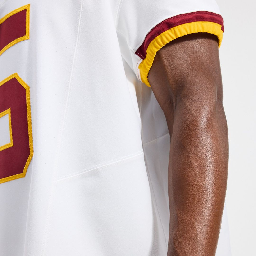 Jayden Daniels Washington Commanders Nike Alternate 2 Super Bowl Era Vapor F.U.S.E. Elite Jersey - White Official NFL Team Apparel Football Fan Gear