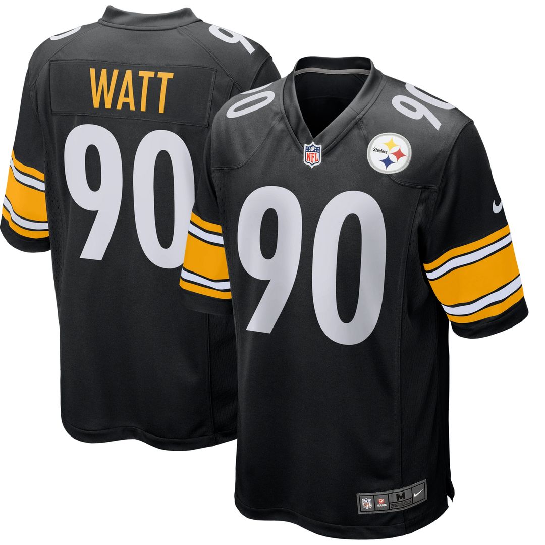 T.J. Watt Pittsburgh Steelers Nike Youth Game Jersey - Black Official NFL Team Apparel Football Fan Gear