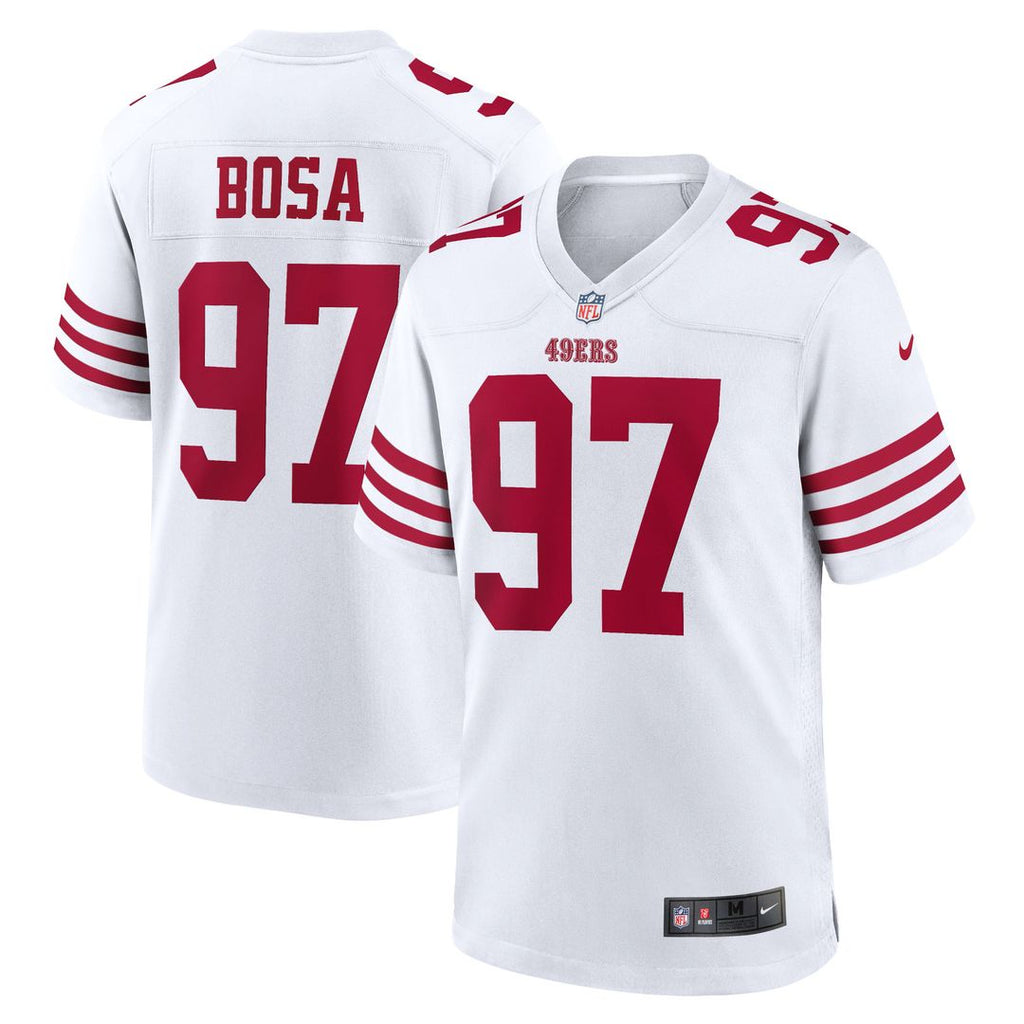 Nick Bosa San Francisco 49ers Nike Team Game Jersey - White Official NFL Team Apparel Football Fan Gear