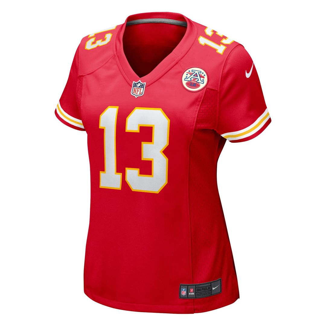 Nazeeh Johnson Kansas City Chiefs Nike Women's Game Player Jersey - Red Official NFL Team Apparel Football Fan Gear
