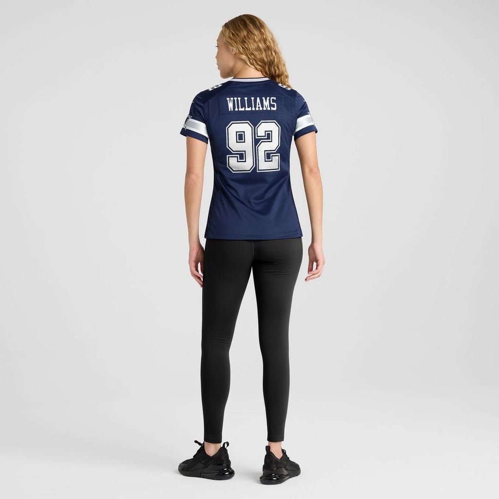 Quinnen Williams Dallas Cowboys Nike Women's Team Game Jersey - Navy Official NFL Team Apparel Football Fan Gear