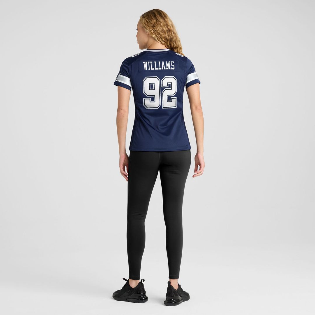 Quinnen Williams Dallas Cowboys Nike Women's Team Game Jersey - Navy Official NFL Team Apparel Football Fan Gear