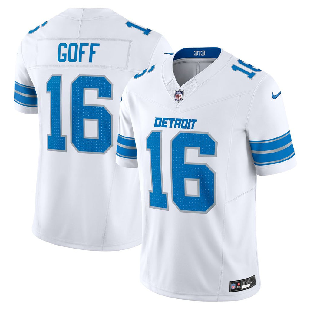 Jared Goff Detroit Lions Nike Vapor F.U.S.E. Limited Jersey - White Official NFL Team Apparel Football Fan Gear