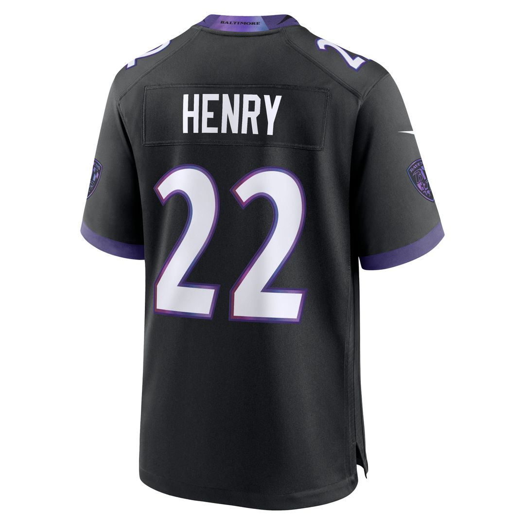 Derrick Henry Baltimore Ravens Nike Alternate Game Jersey - Purple Official NFL Team Apparel Football Fan Gear