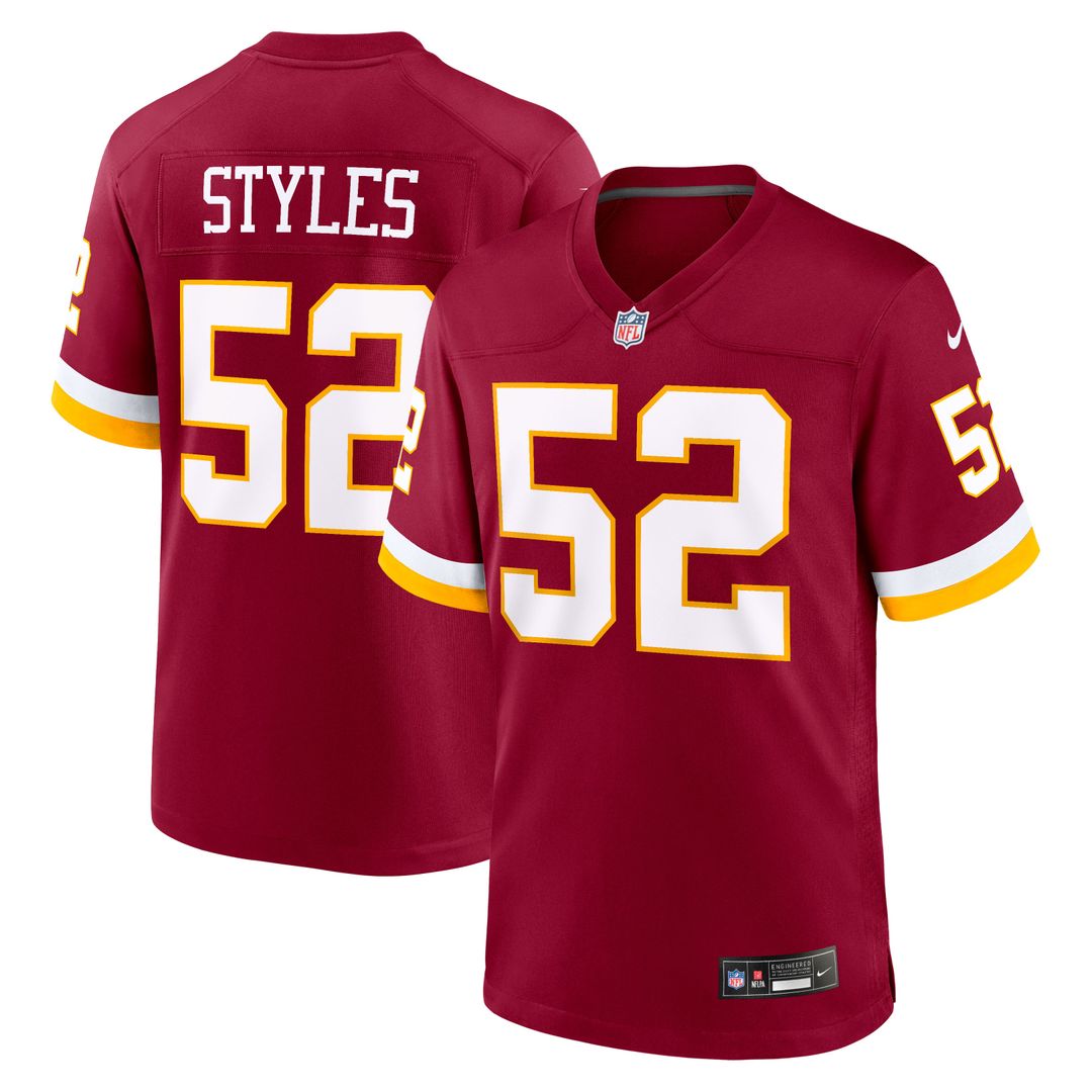 Sonny Styles Washington Commanders Nike Game Super Bowl Era Jersey - White Official NFL Team Apparel Football Fan Gear