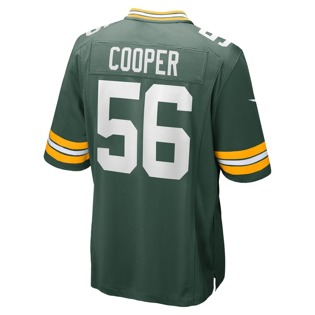 Edgerrin Cooper Green Bay Packers Nike Game Jersey - Green Official NFL Team Apparel Football Fan Gear
