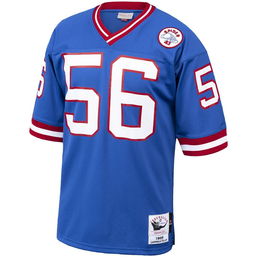Lawrence Taylor New York Giants 1986 Mitchell & Ness Authentic Throwback Retired Player Jersey - Royal Official NFL Team Apparel Football Fan Gear