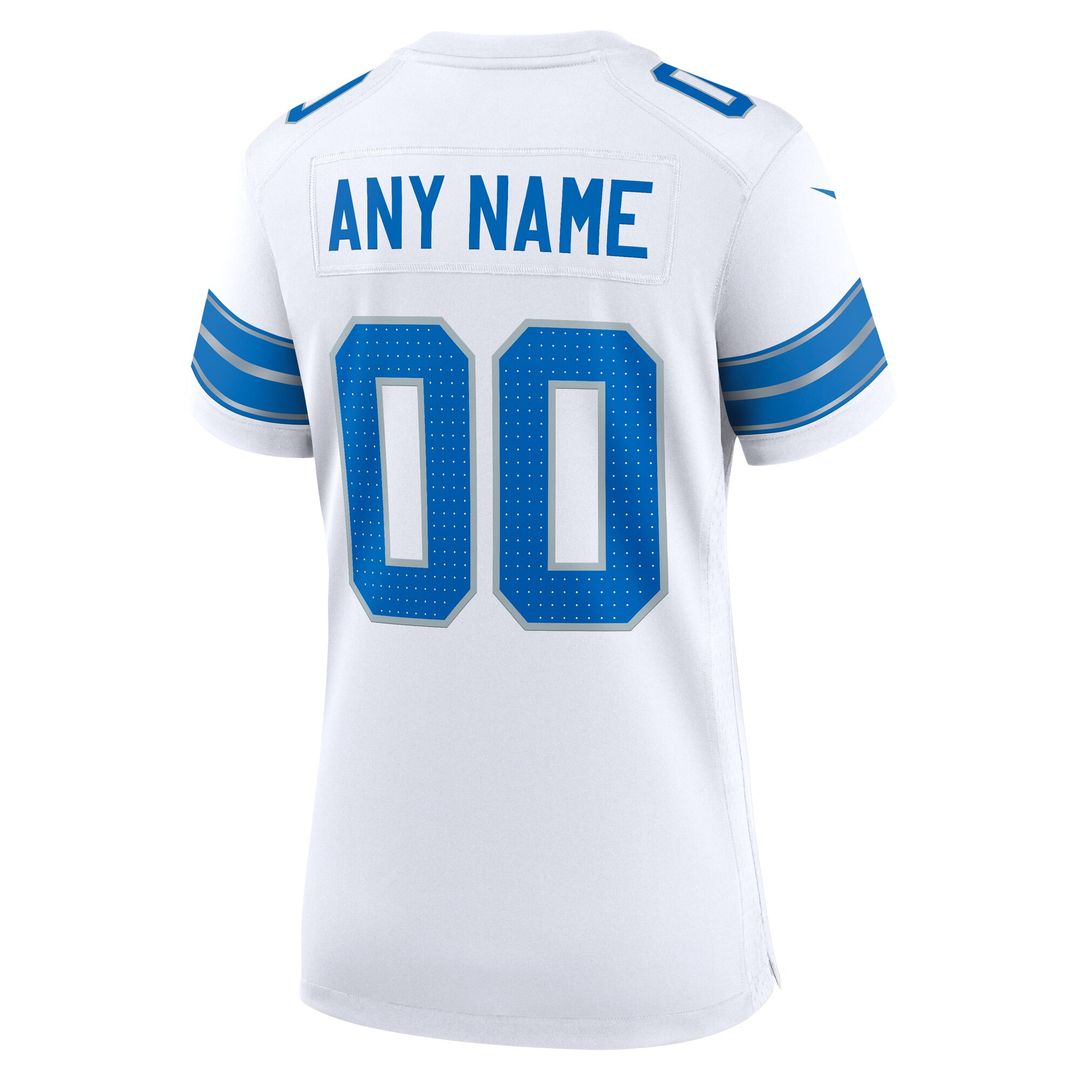 Detroit Lions Nike Women's Alternate Custom Game Jersey - Blue Official NFL Team Apparel Football Fan Gear