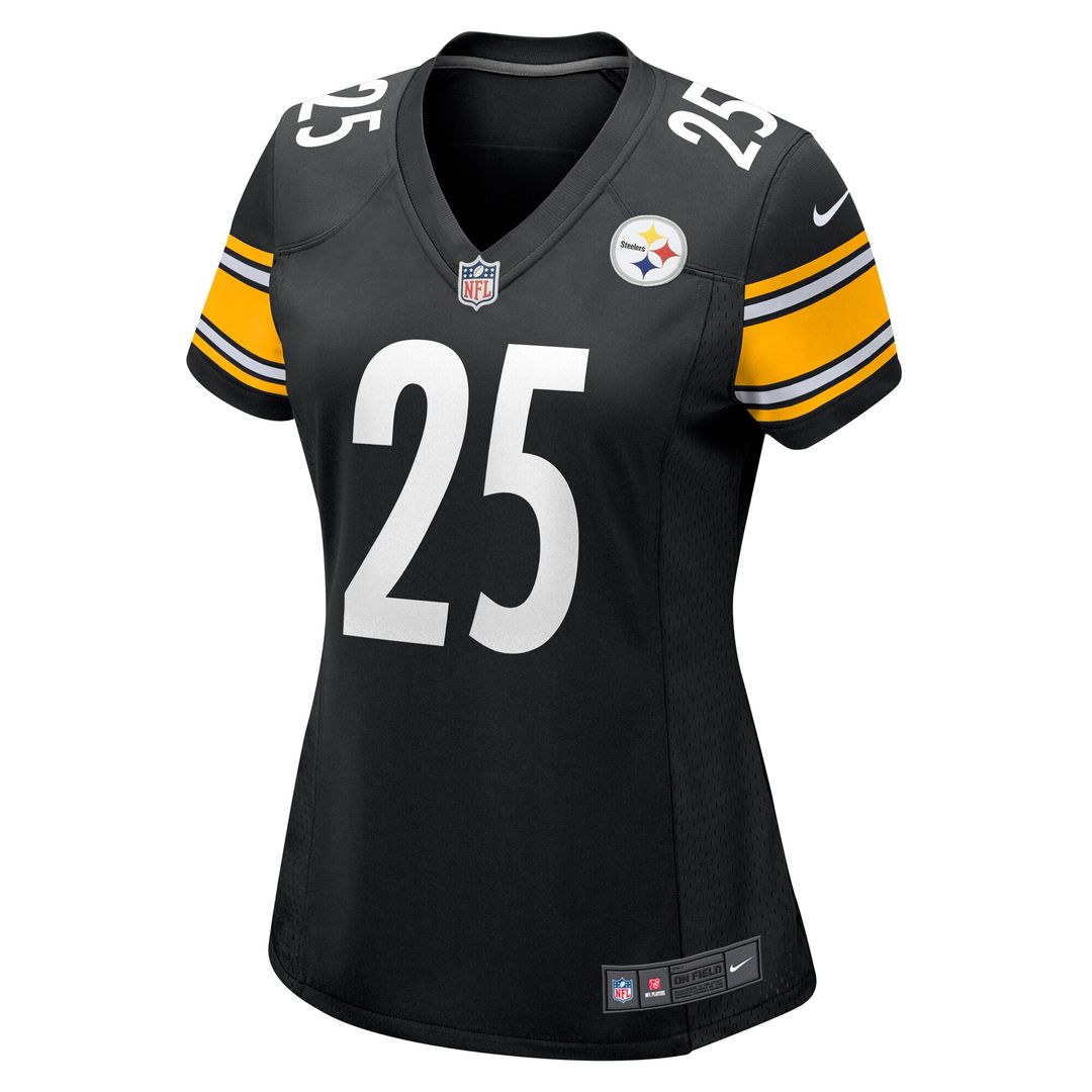 DeShon Elliott Pittsburgh Steelers Nike Women's Team Game Jersey - Black Official NFL Team Apparel Football Fan Gear