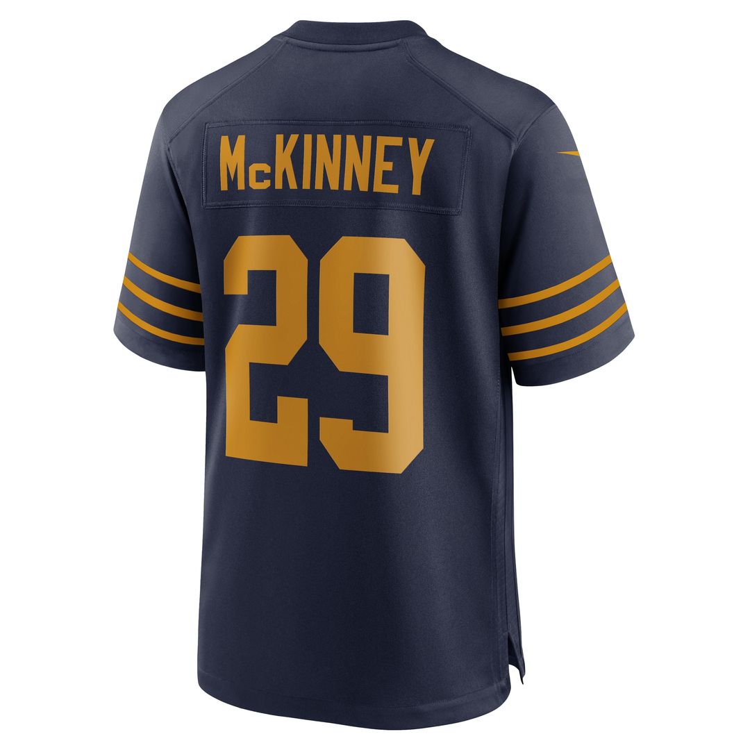 Xavier McKinney Green Bay Packers Nike The 1923 Classic Game Jersey - Navy Official NFL Team Apparel Football Fan Gear