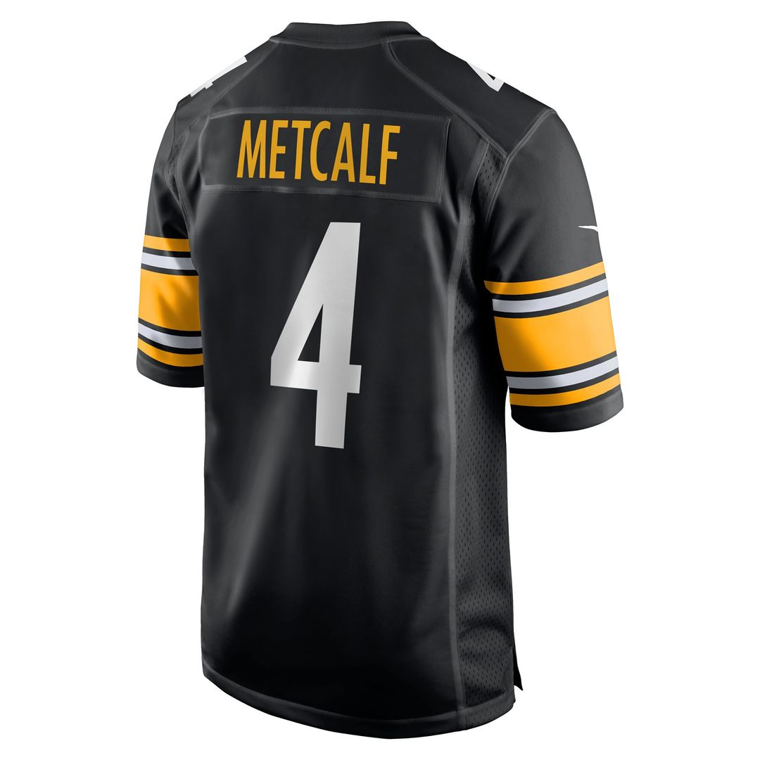 DK Metcalf Pittsburgh Steelers Nike Youth Game Jersey - Black Official NFL Team Apparel Football Fan Gear