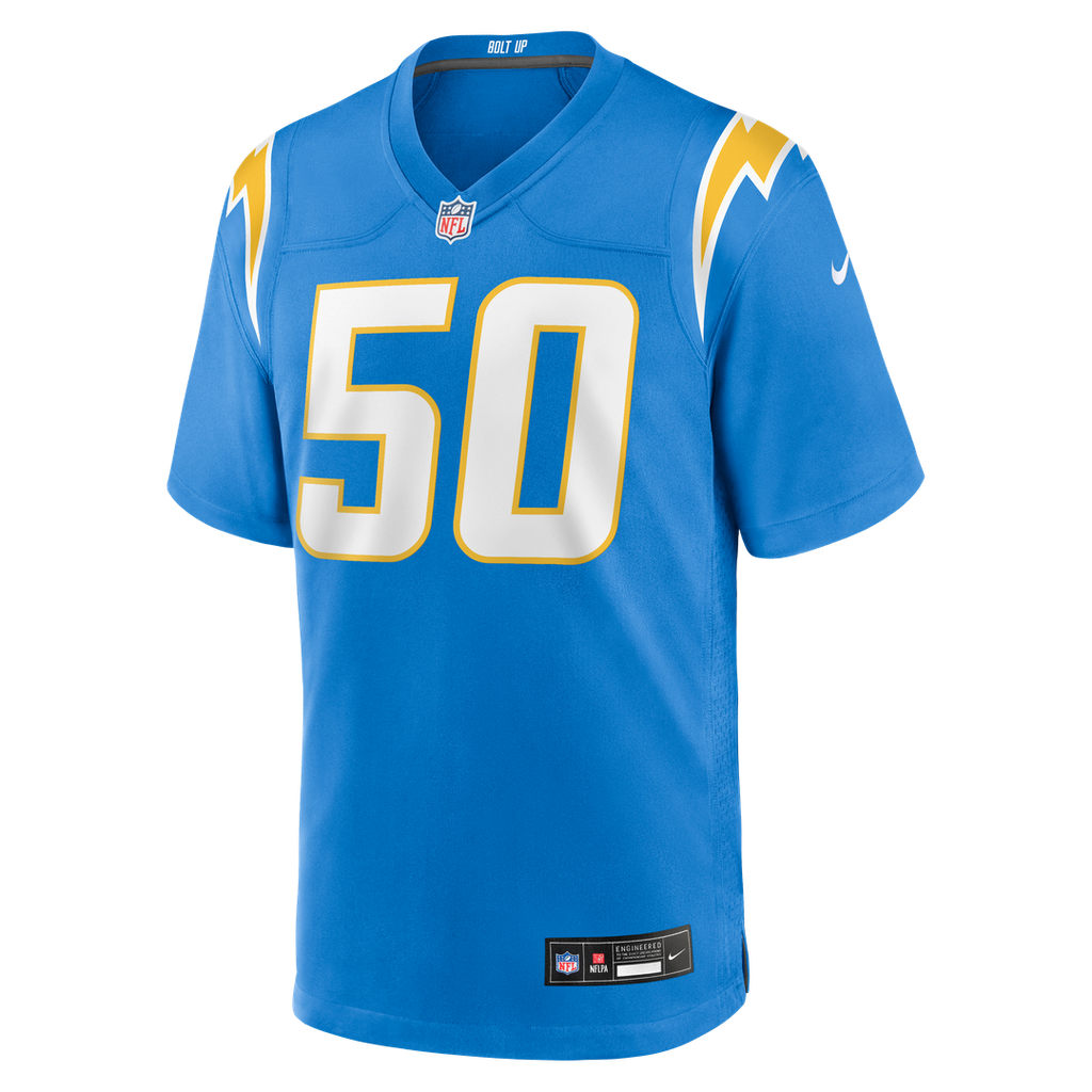 Caleb Murphy Los Angeles Chargers Nike Team Game Jersey - Powder Blue Official NFL Team Apparel Football Fan Gear