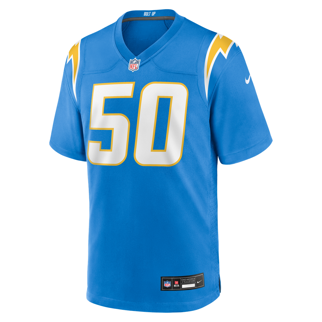 Caleb Murphy Los Angeles Chargers Nike Team Game Jersey - Powder Blue Official NFL Team Apparel Football Fan Gear
