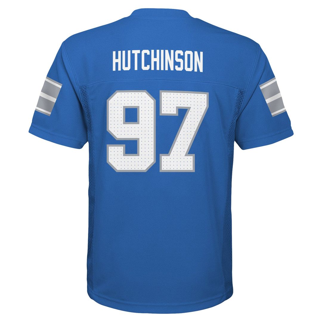 Aidan Hutchinson Detroit Lions Preschool Replica Player Jersey - Blue Official NFL Team Apparel Football Fan Gear