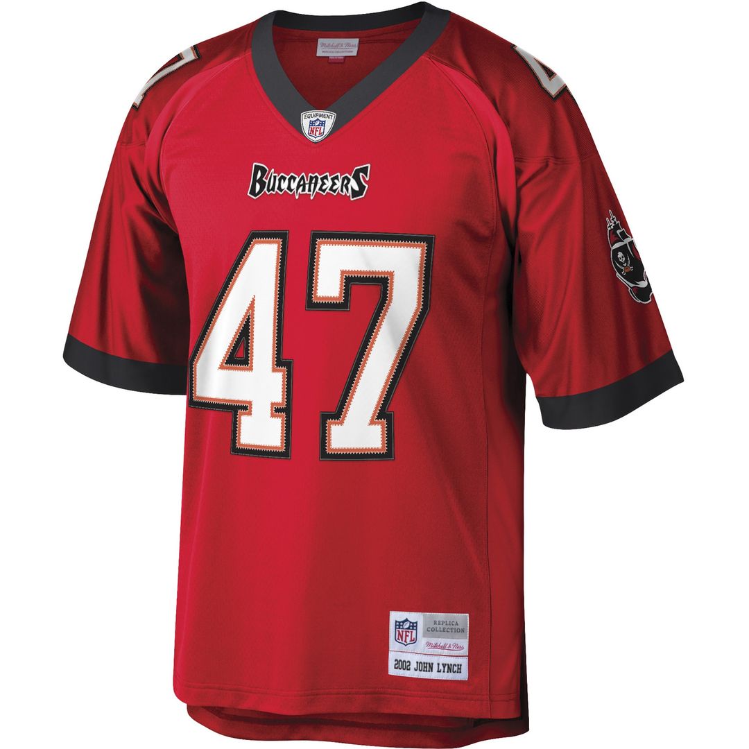 John Lynch Tampa Bay Buccaneers Mitchell & Ness Legacy Replica Jersey - Orange Official NFL Team Apparel Football Fan Gear