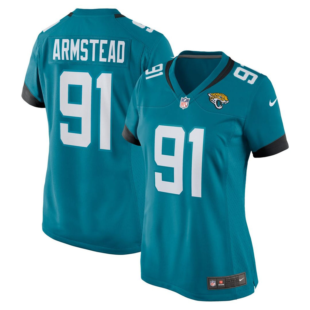 Arik Armstead Jacksonville Jaguars Nike Women's Team Game Jersey - Teal Official NFL Team Apparel Football Fan Gear