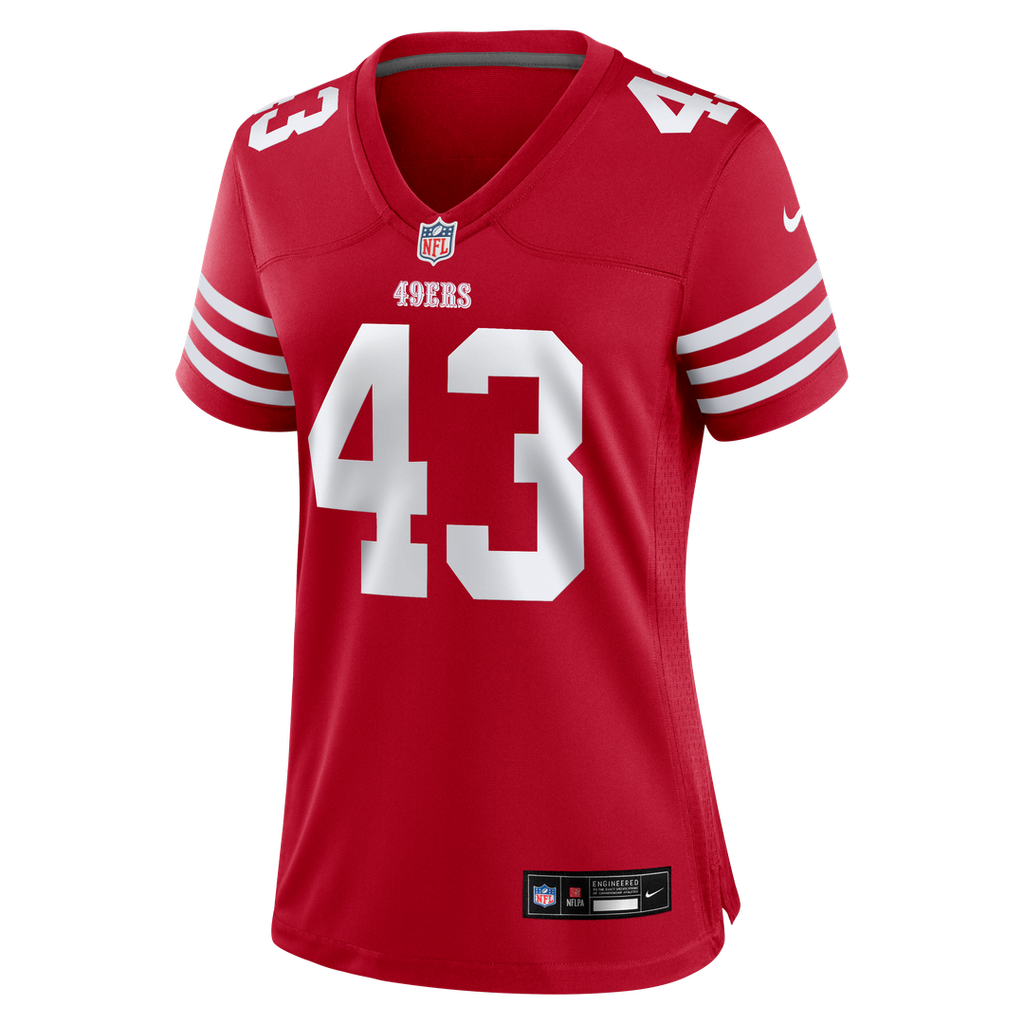 Eric Kendricks San Francisco 49ers Nike Women's Game Jersey - Scarlet Official NFL Team Apparel Football Fan Gear