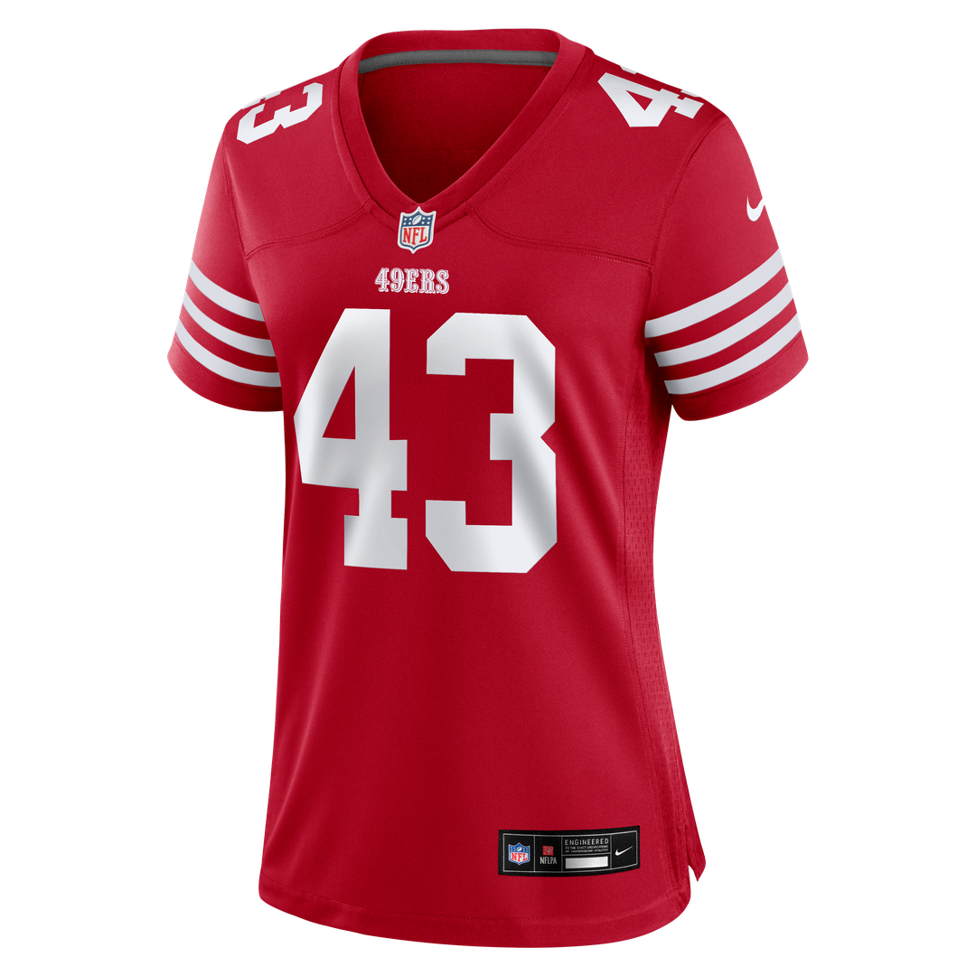 Eric Kendricks San Francisco 49ers Nike Women's Game Jersey - Scarlet Official NFL Team Apparel Football Fan Gear