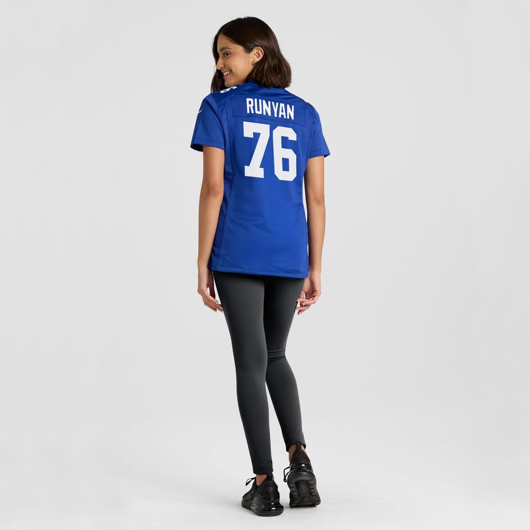 Jon Runyan New York Giants Nike Women's Game Jersey - Royal Official NFL Team Apparel Football Fan Gear