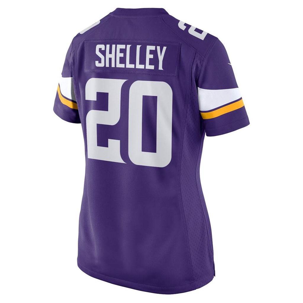 Duke Shelley Minnesota Vikings Nike Women's Home Game Player Jersey - Purple Official NFL Team Apparel Football Fan Gear