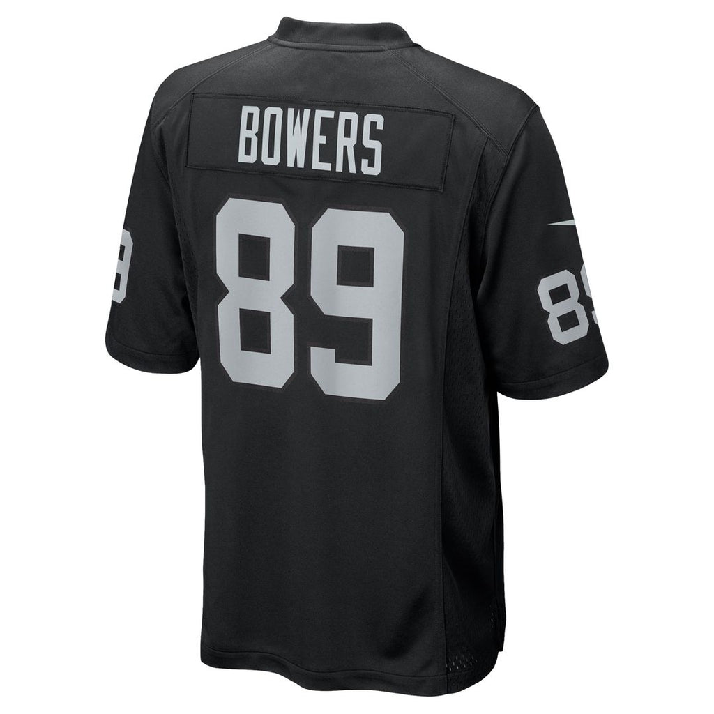 Brock Bowers Las Vegas Raiders Nike Game Jersey - White Official NFL Team Apparel Football Fan Gear