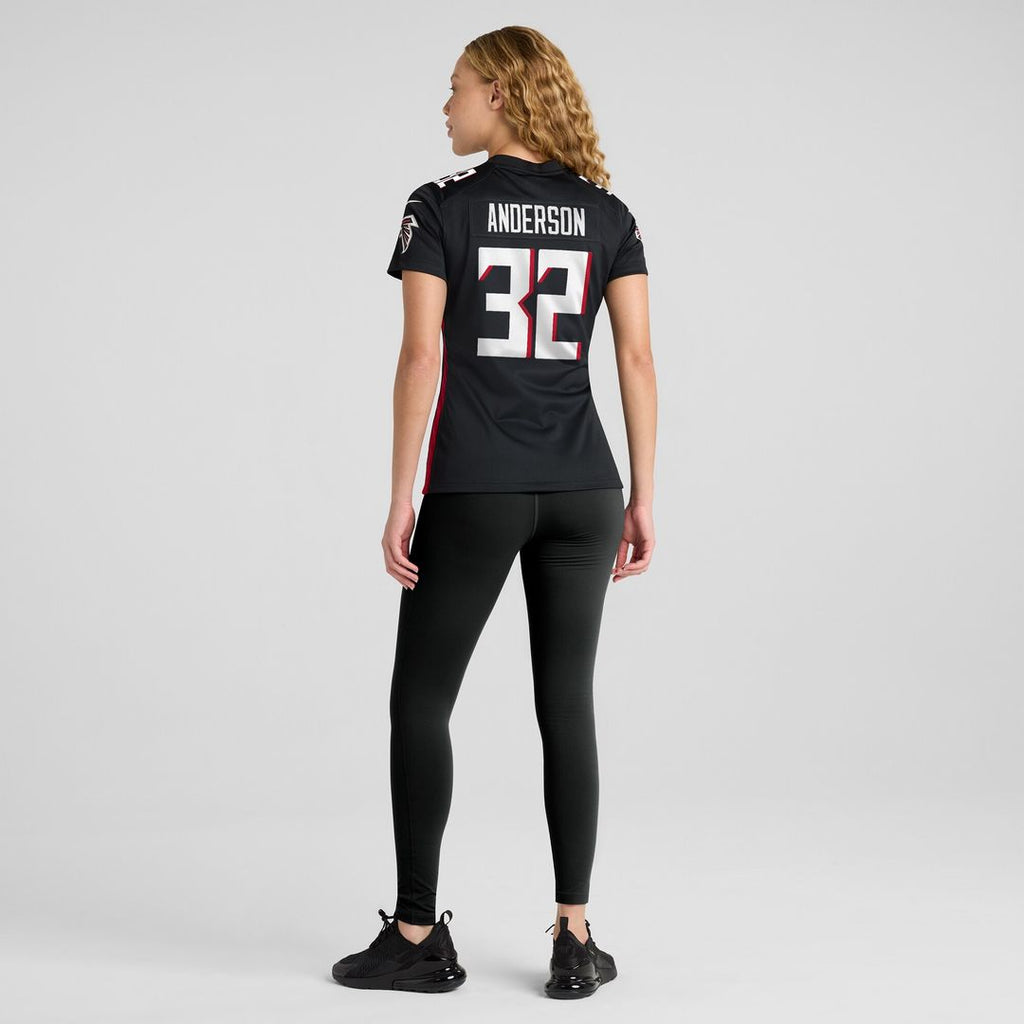 Jamal Anderson Atlanta Falcons Nike Women's Retired Game Jersey - Red Official NFL Team Apparel Football Fan Gear