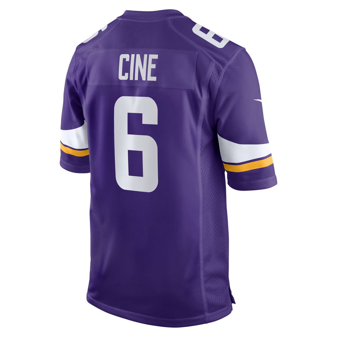 Lewis Cine Minnesota Vikings Nike Game Player Jersey - Purple Official NFL Team Apparel Football Fan Gear
