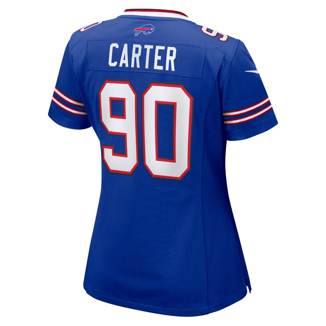 DeWayne Carter Buffalo Bills Nike Women's Game Jersey - Royal Official NFL Team Apparel Football Fan Gear