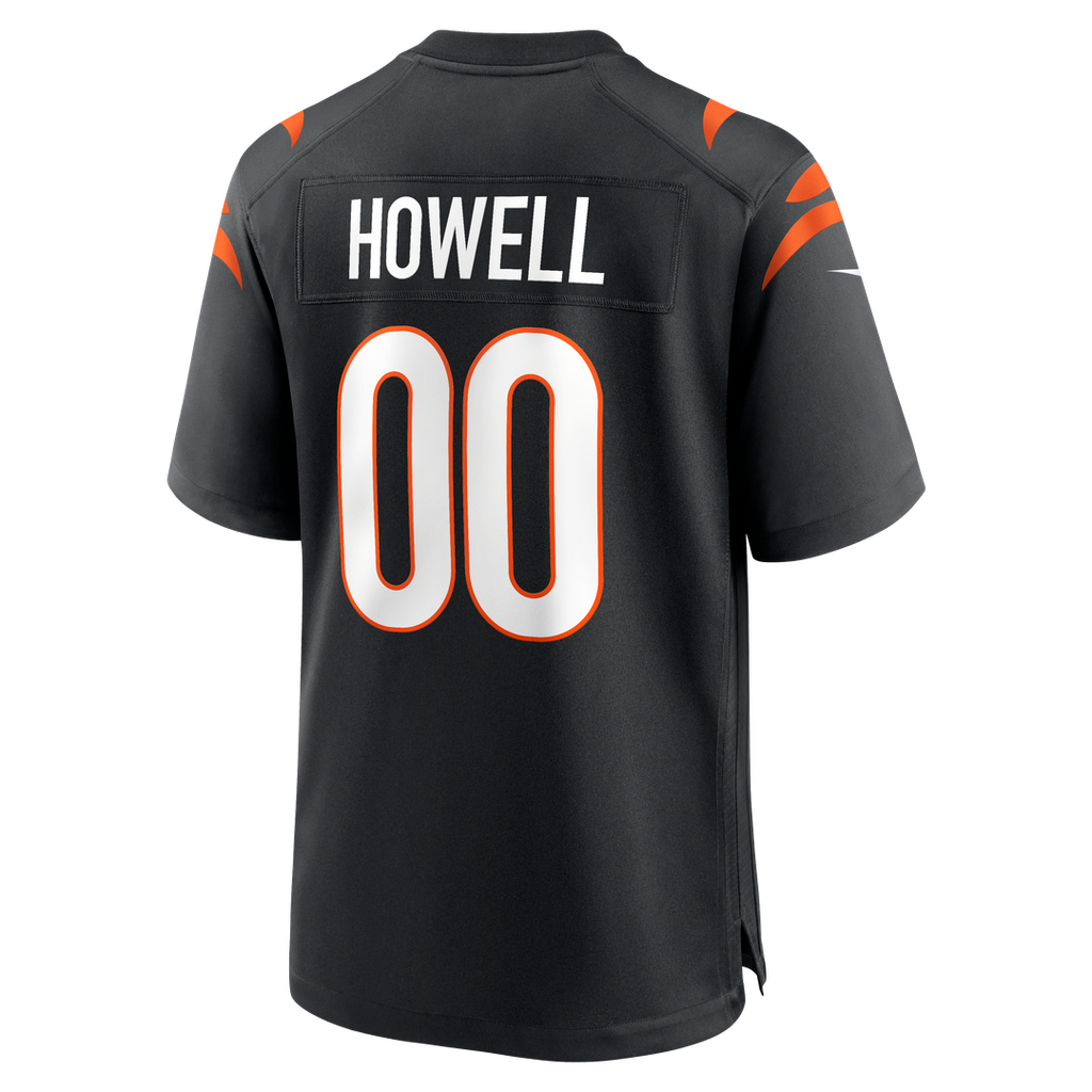 Cashius Howell Cincinnati Bengals Nike Team Game Jersey - Black Official NFL Team Apparel Football Fan Gear