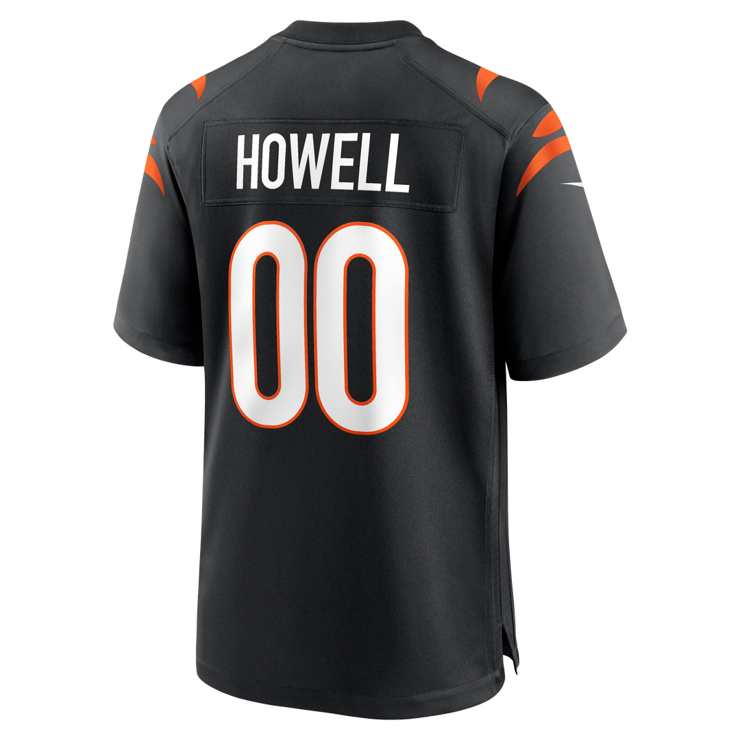 Cashius Howell Cincinnati Bengals Nike Team Game Jersey - Black Official NFL Team Apparel Football Fan Gear