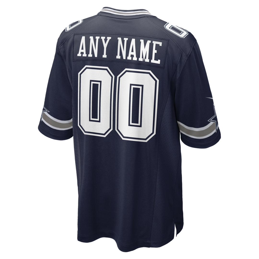 Dallas Cowboys Nike Custom Game Jersey - Navy Official NFL Team Apparel Football Fan Gear