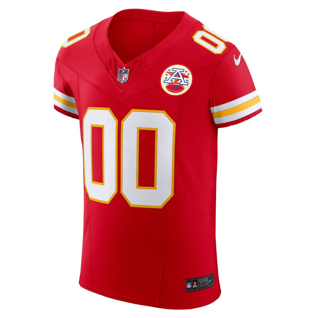 Kansas City Chiefs Nike Vapor F.U.S.E. Elite Custom Jersey - Red Official NFL Team Apparel Football Fan Gear