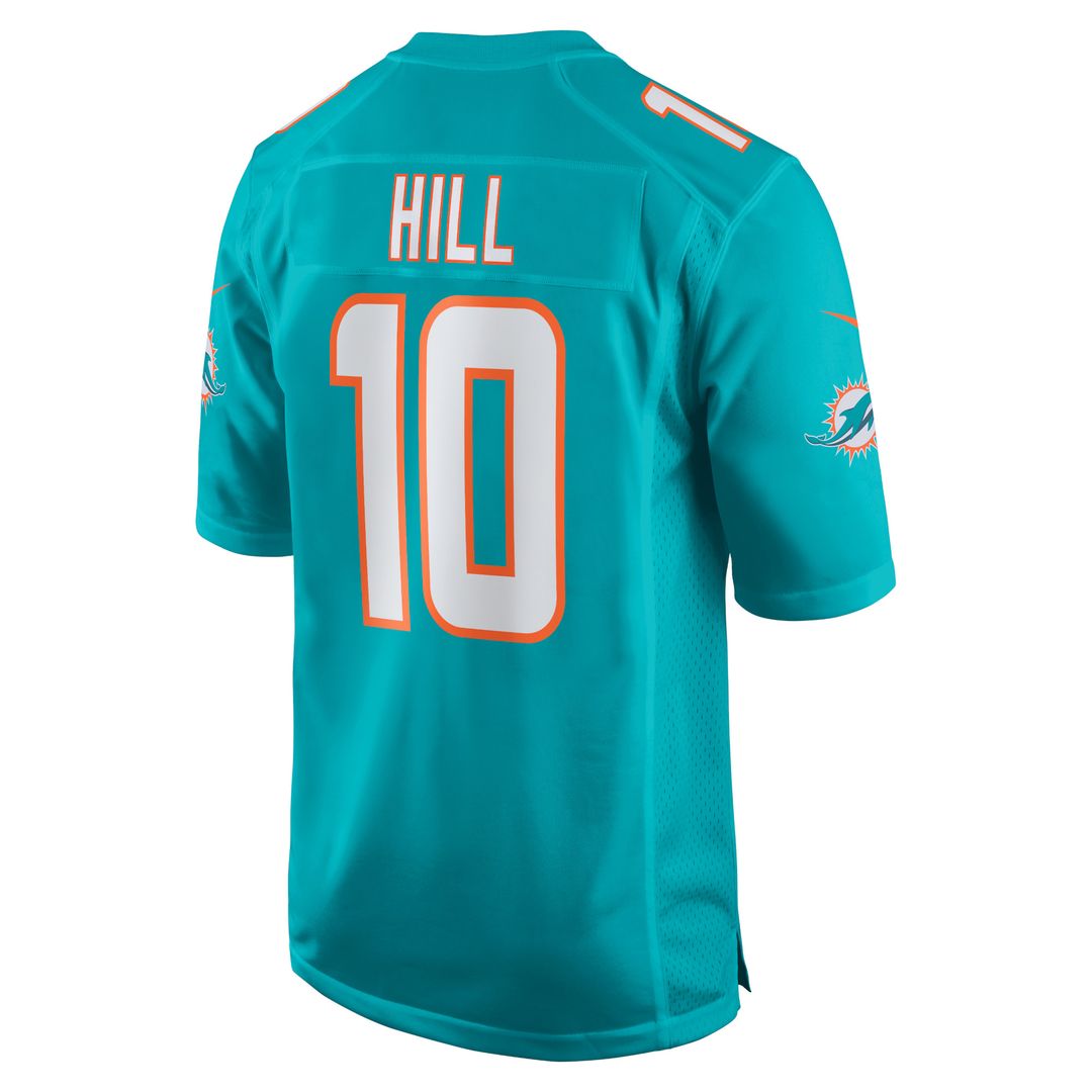 Tyreek Hill Miami Dolphins Nike Game Jersey - Aqua Official NFL Team Apparel Football Fan Gear