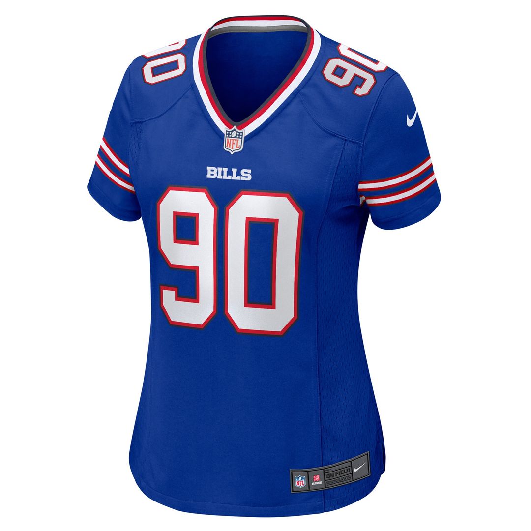Shaq Lawson Buffalo Bills Nike Women's Game Jersey - Royal Official NFL Team Apparel Football Fan Gear